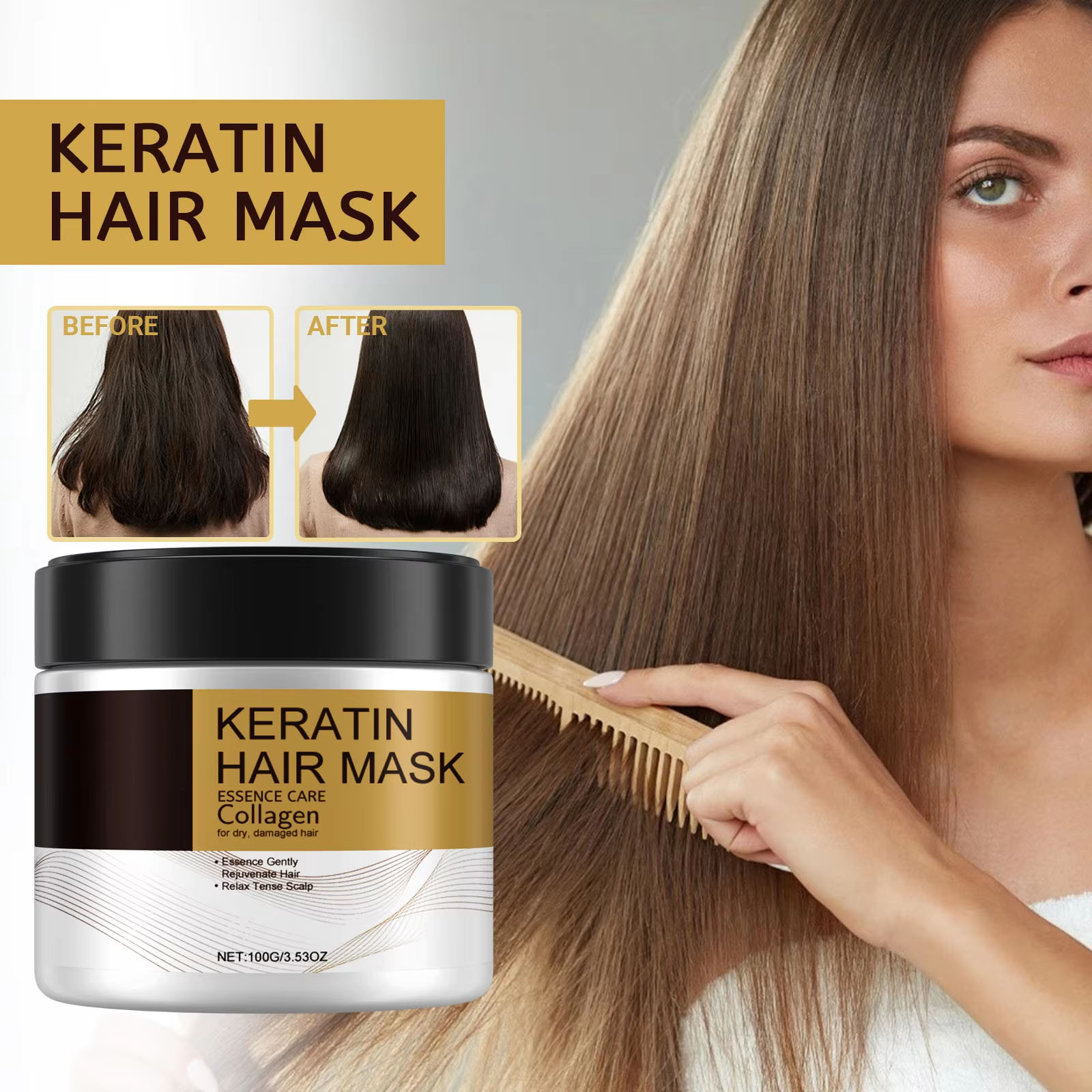 Keratin Care Hair Mask Deep No - Hair Care Orange review and price