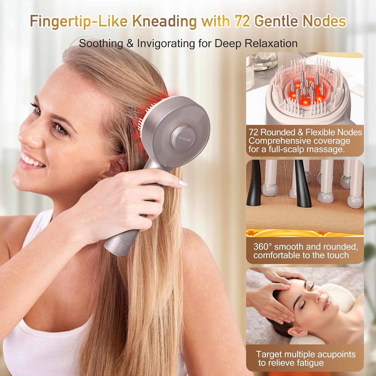 Red Light Scalp Massager Comb  - Hair Care Essential Oil review and price