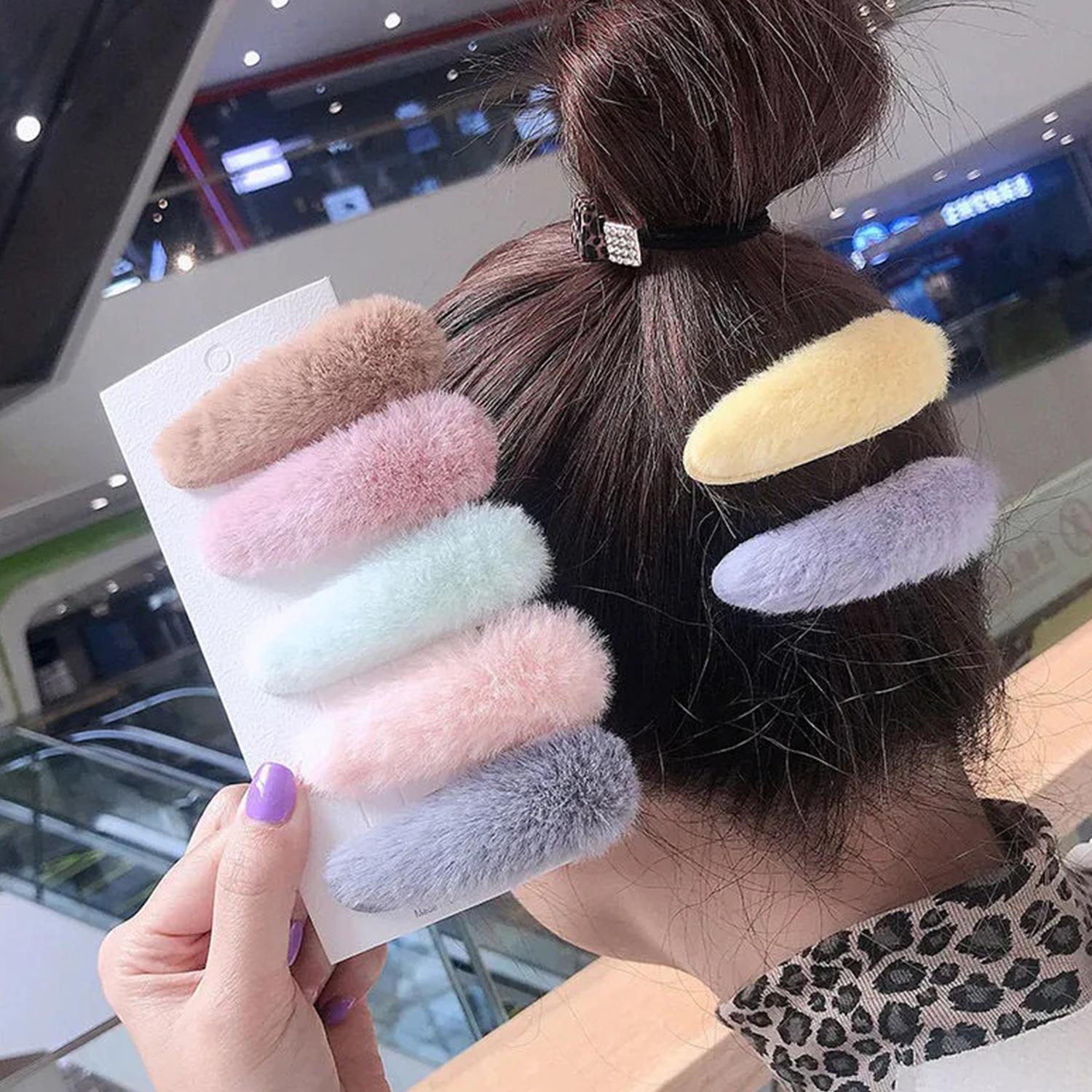 2pcs Cute Fluffy Hairpins Plus - Bobby Pin Bulk review and price