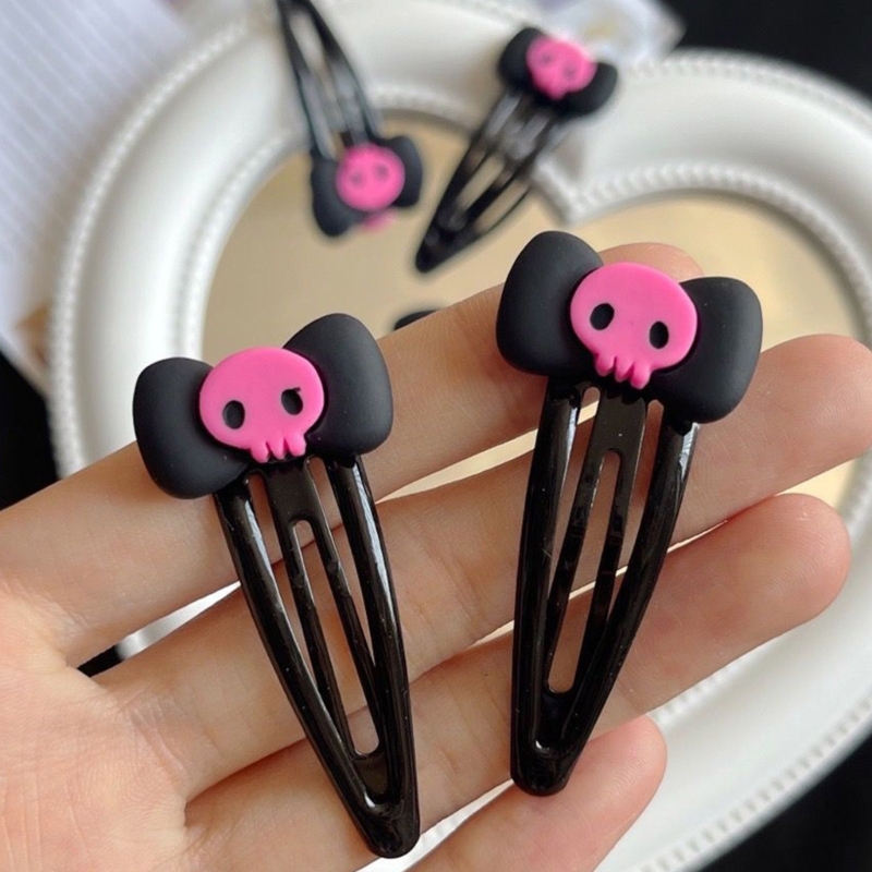 Skull Hairpin Bows Barrettes   - Bobby Pin Bulk review and price