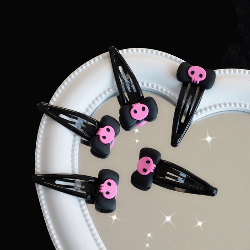 Skull Hairpin Bows Barrettes   - Bobby Pin Bulk review and price