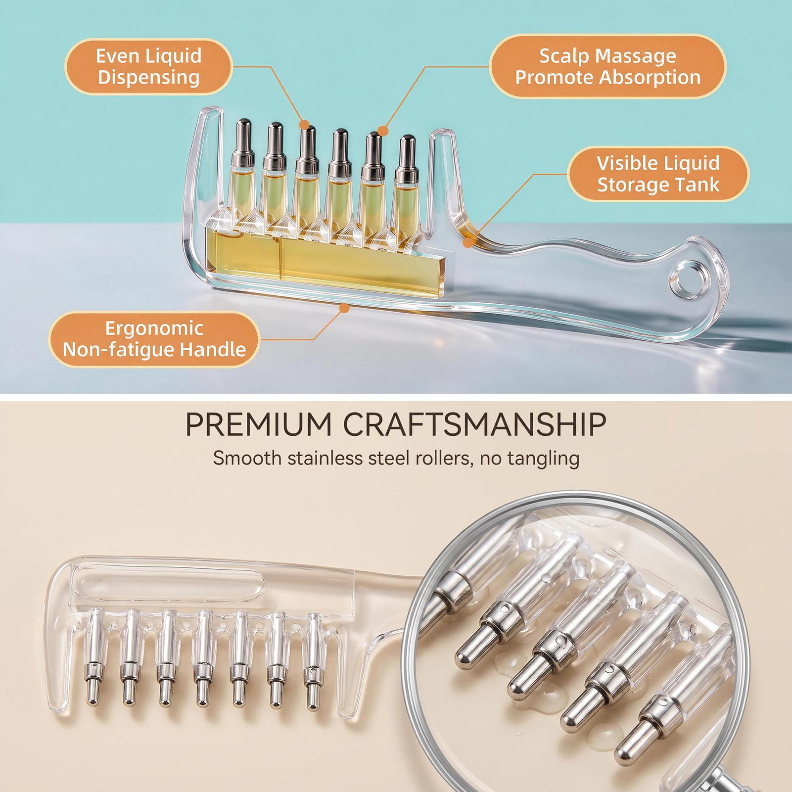 1PC Portable Transparent Hair  - Hair Care Essential Oil review and price