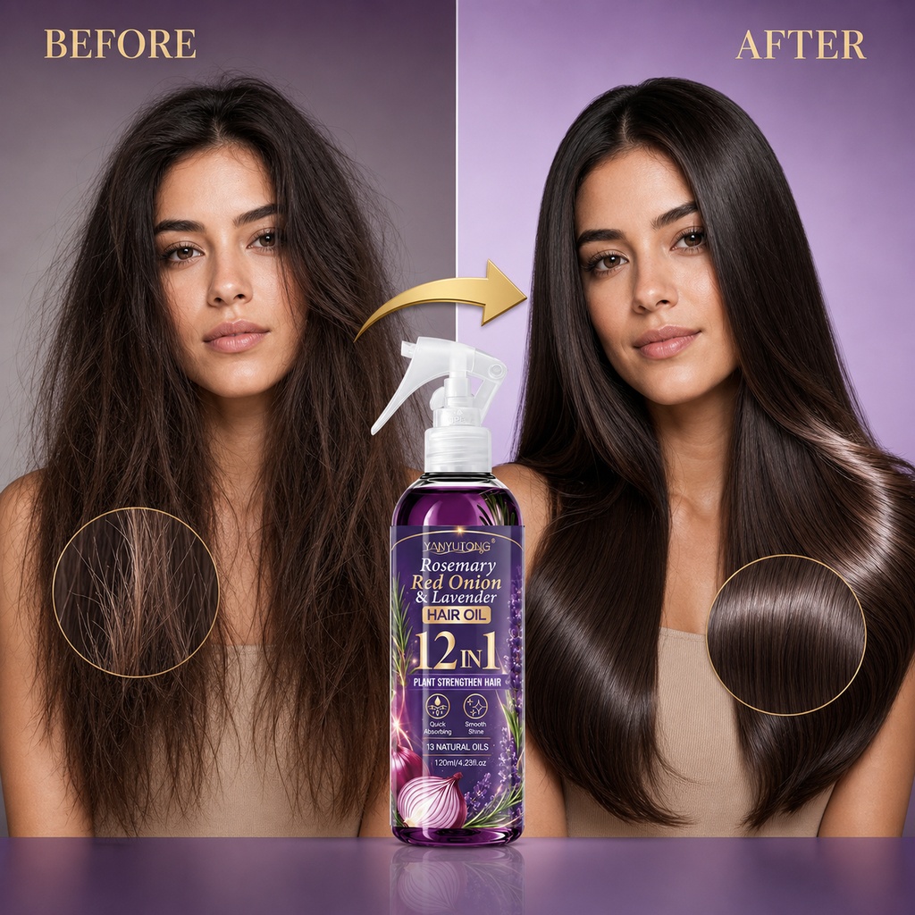 120ml Rosemary and Onion Hair  - Hair Care Heat Protectant review and price