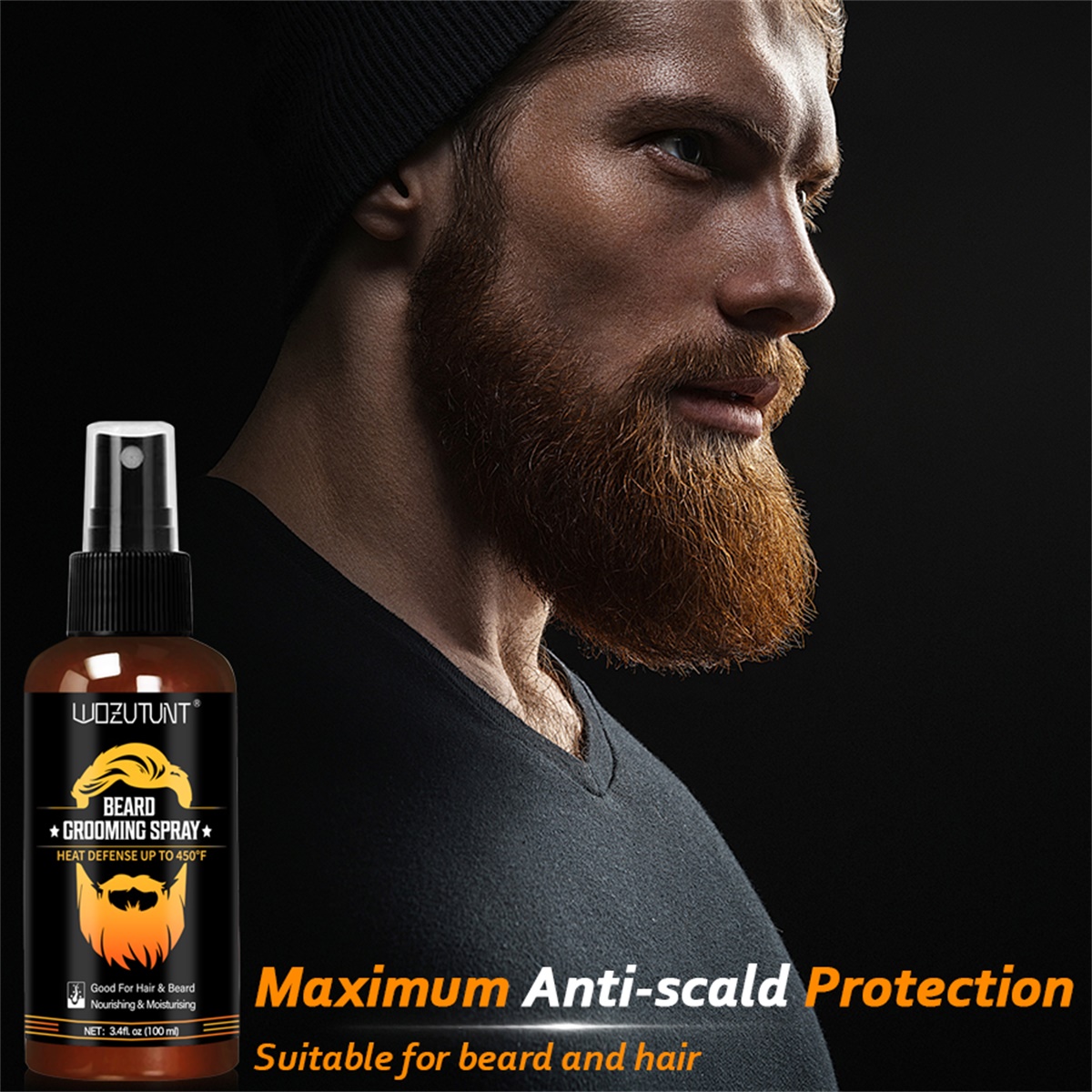 Beard Grooming Spray Protect H - Hair Care Heat Protectant review and price