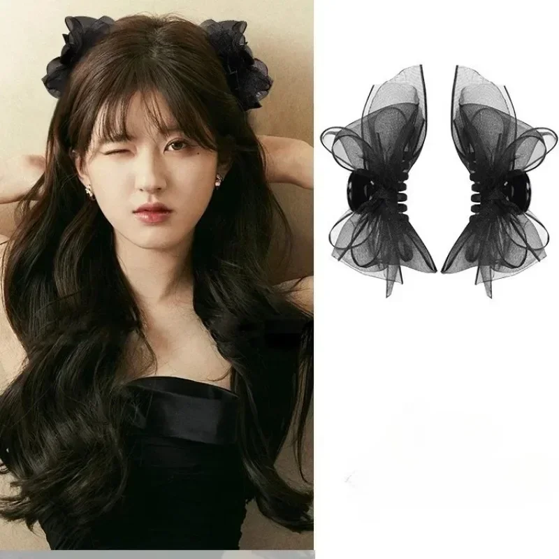 2pcs Black Matte Bowknot Mesh  - Bobby Pin Bulk review and price