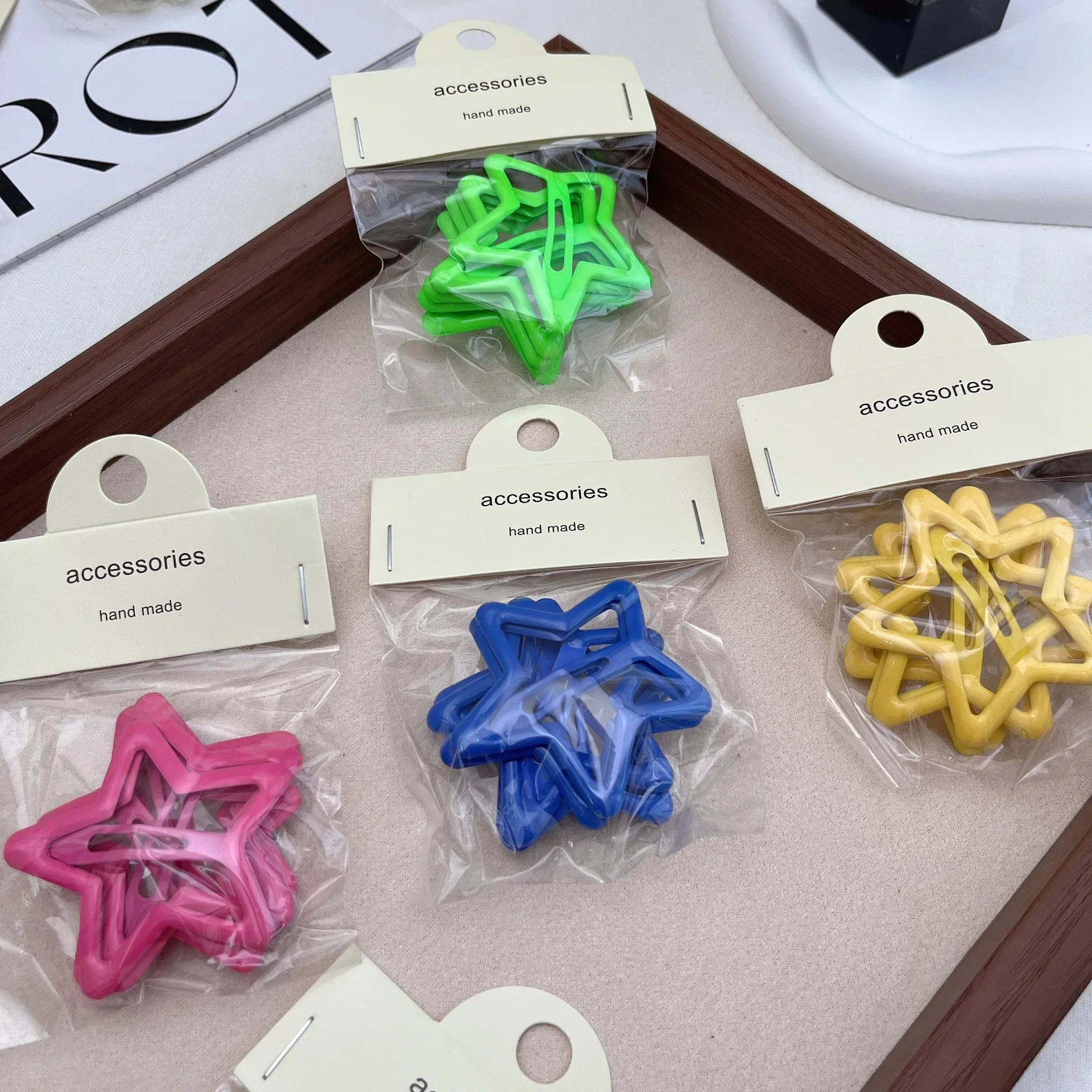 5pcs Y2K Girls Candy Color Sta - Bobby Pin Bulk review and price