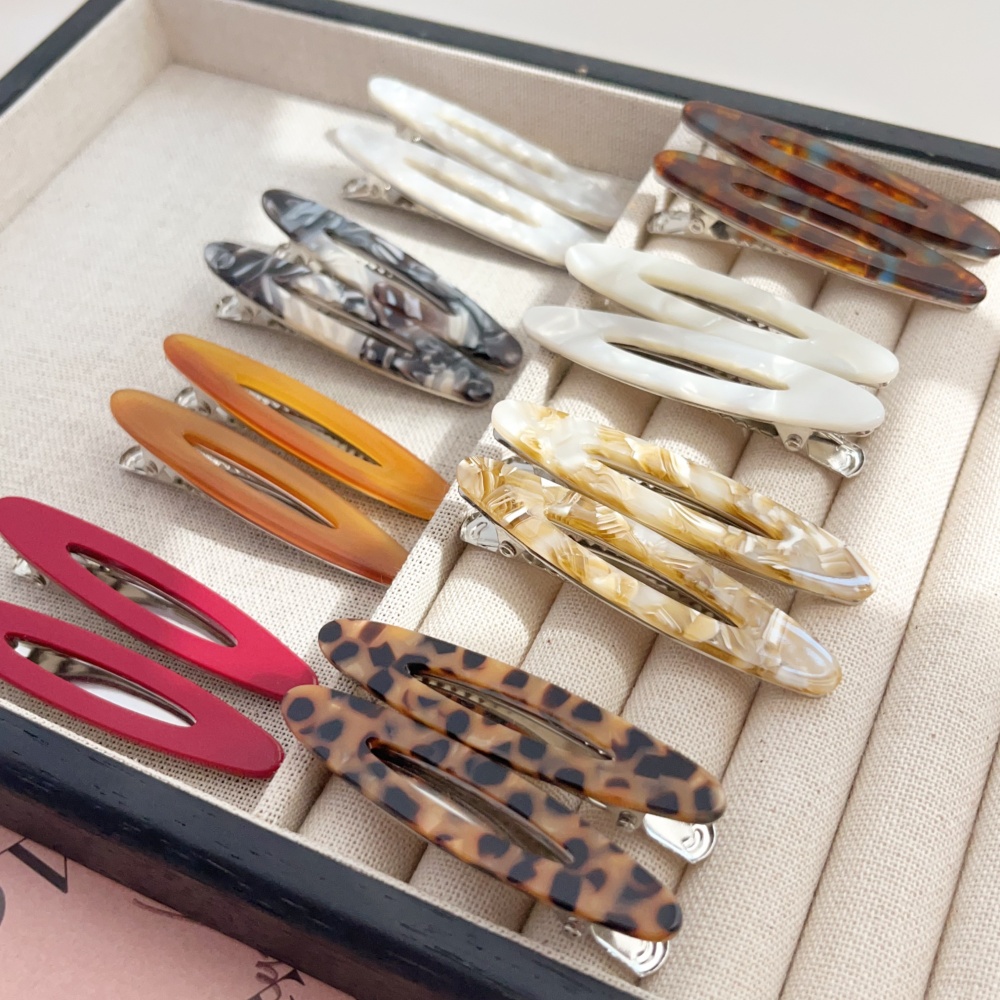 2pcs/Set Elegant Acetate Oval  - Bobby Pin Bulk review and price