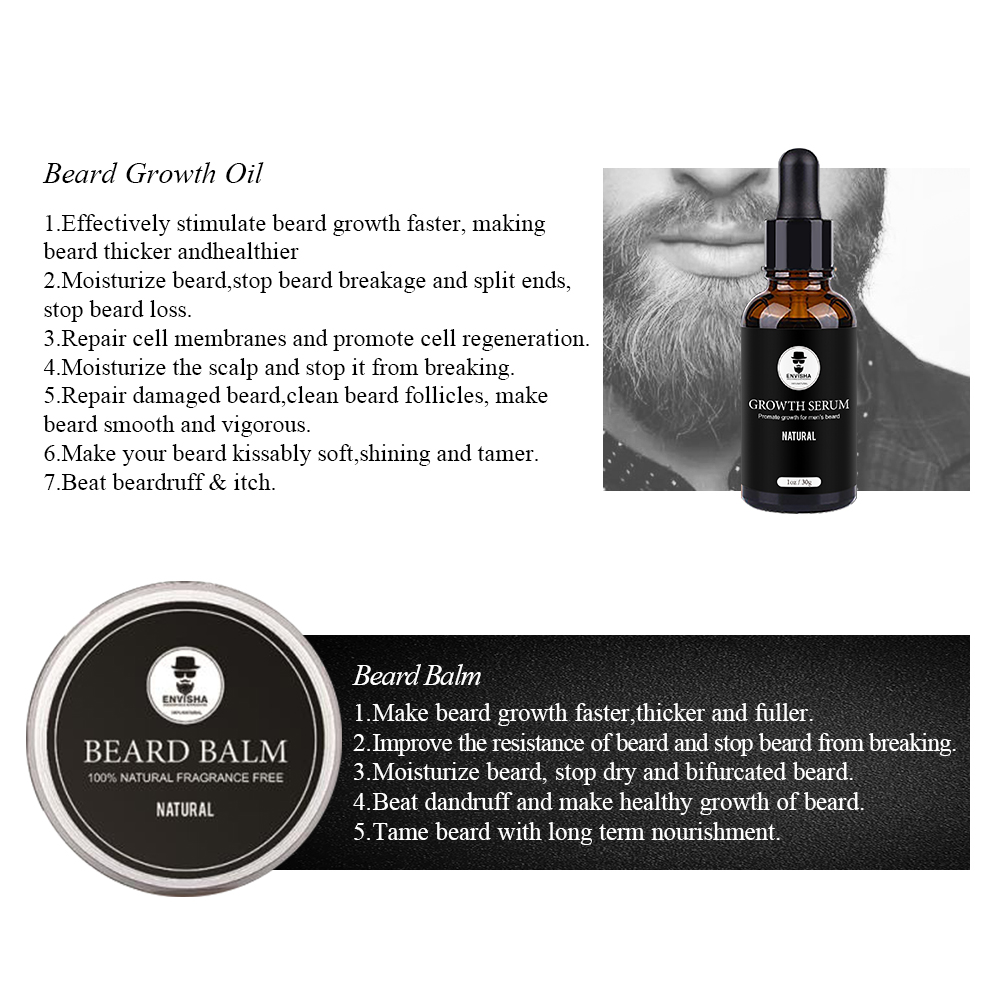 ENVISHA Beard Care Set Growth  - Hair Care Orange review and price
