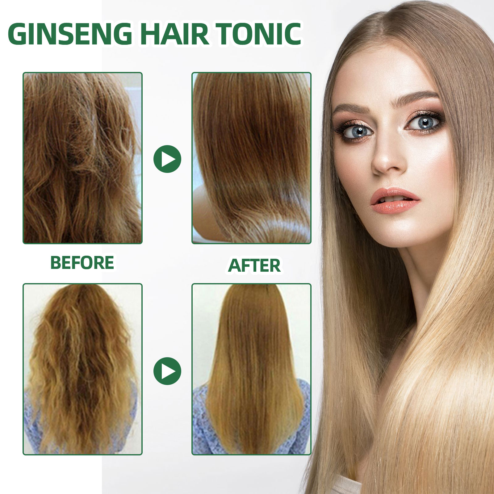Natural Herbal Ginseng Hair Ca - Hair Care Natural Products review and price
