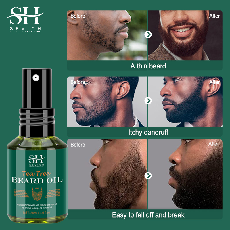 Tea Tree Beard Oil Set For Men - Hair Care Natural Products review and price