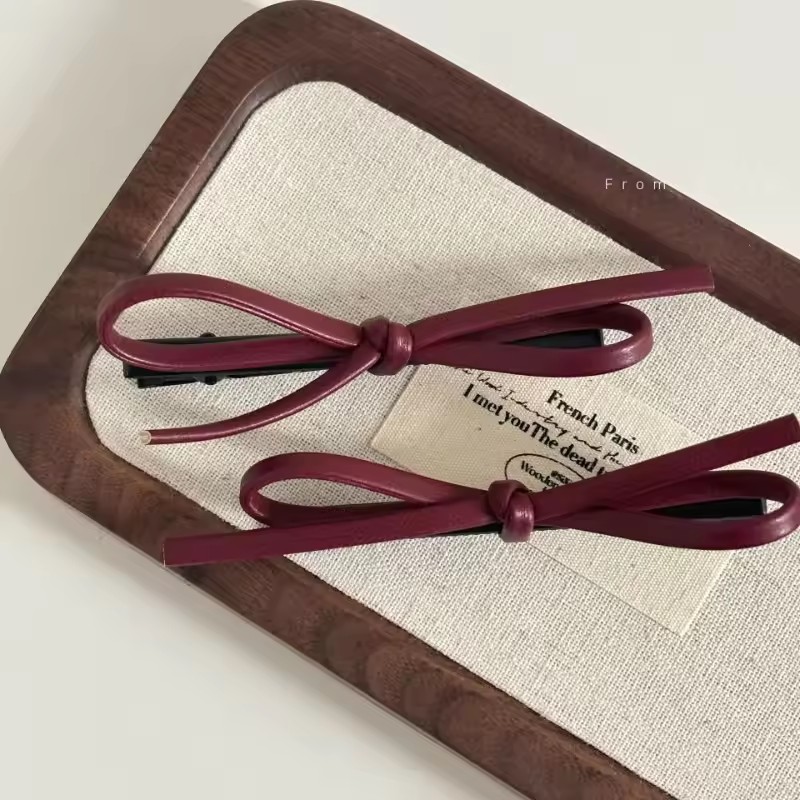 New 1PCS PU Leather Bow Hairpi - Bobby Pin Bulk review and price