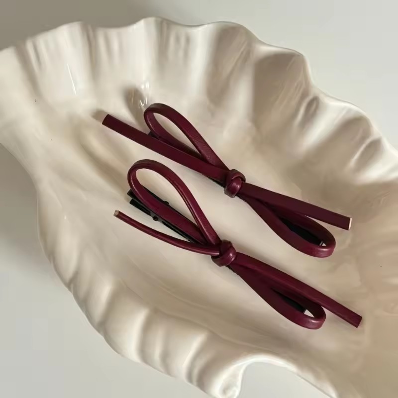New 1PCS PU Leather Bow Hairpi - Bobby Pin Bulk review and price