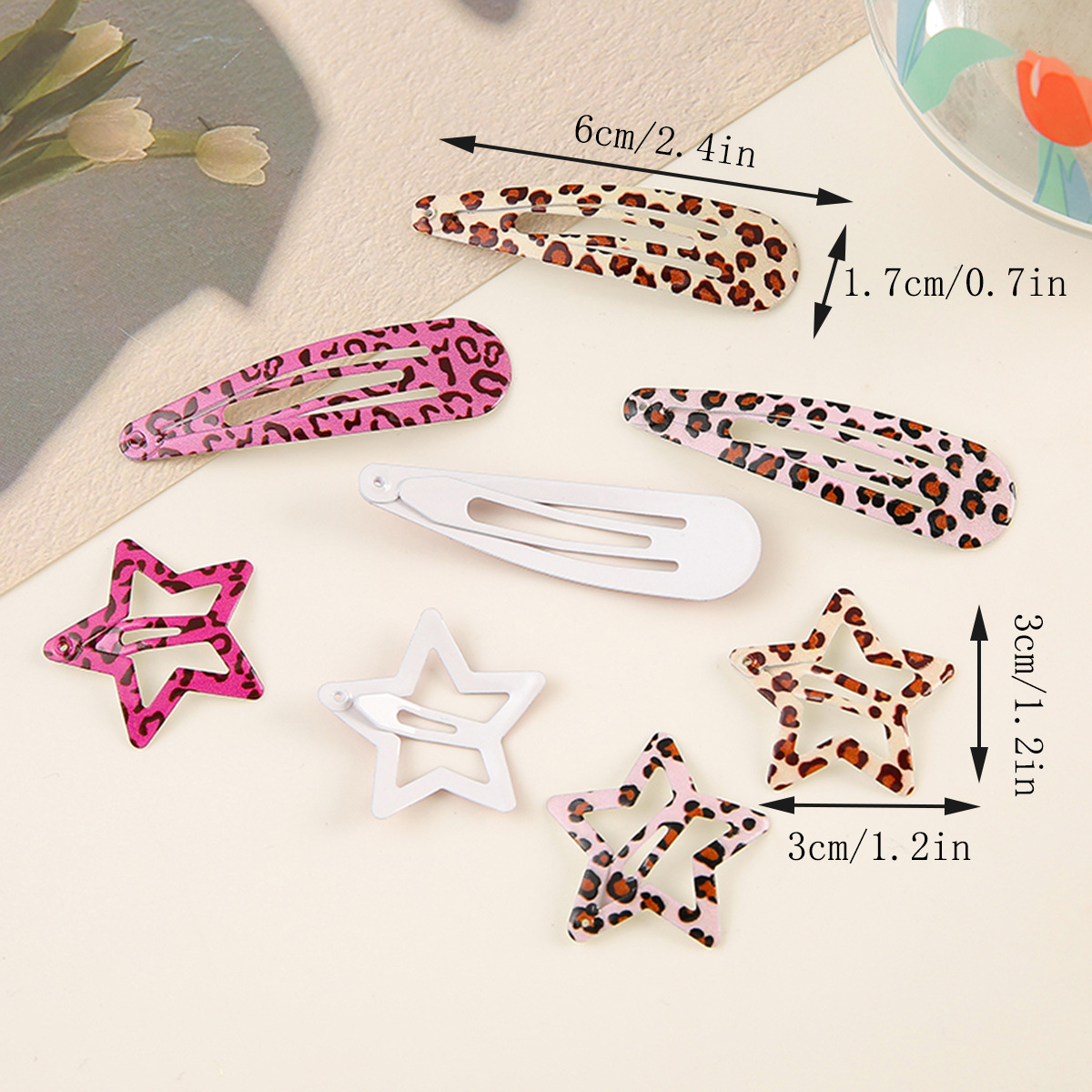 Simple Leopard Print Hairpins  - Bobby Pin Bulk review and price