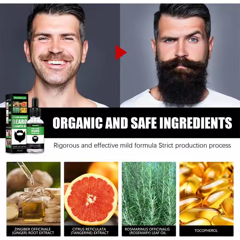 Fast Natural Mature Men Beard  - Hair Care Natural Products review and price