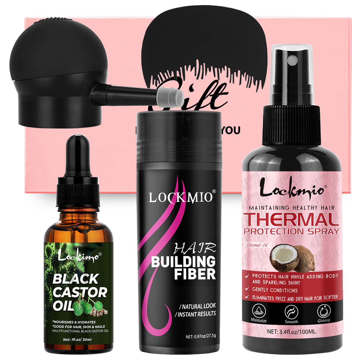 Hair Care and Growth Set Black - Hair Care Heat Protectant review and price